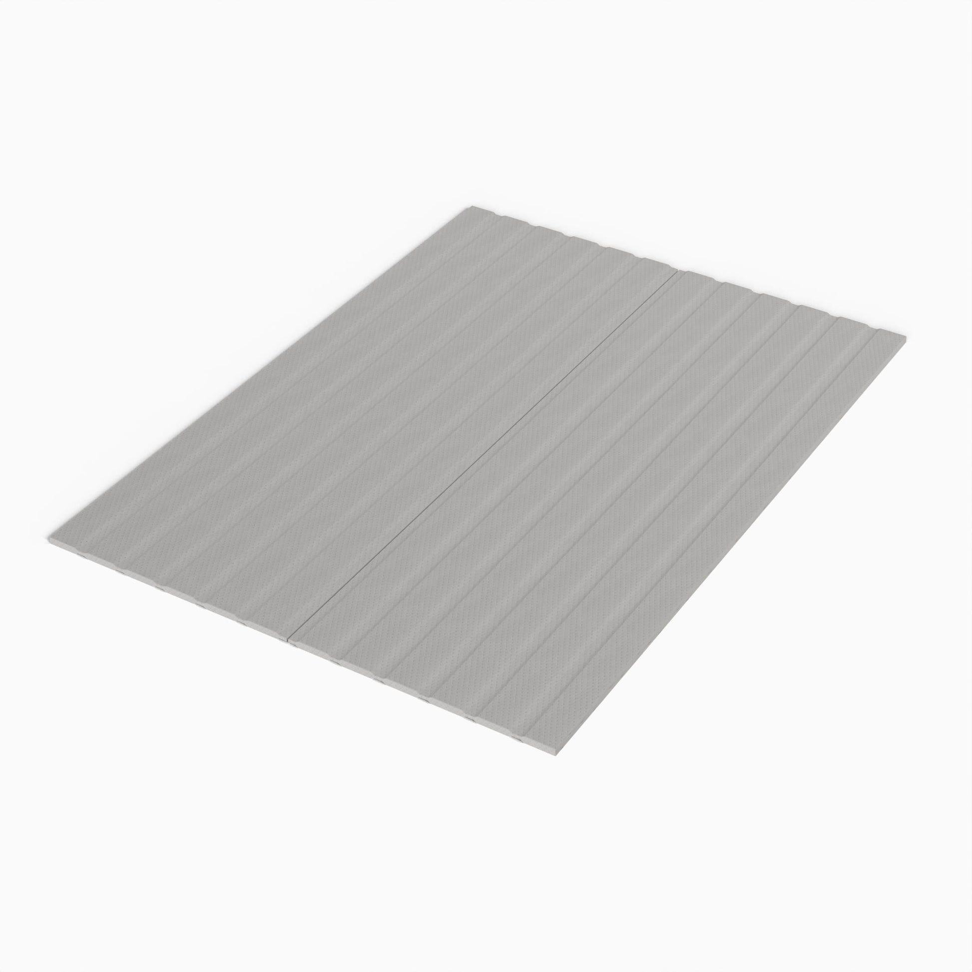 Continental Sleep, 0.75â€ Vertical Mattress Support Wood Slats with Cover, Full, Gray