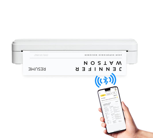 Core Innovations Pro Wireless Inkless Thermal Printer, iOS & Android Compatible, 8.5" x 11"