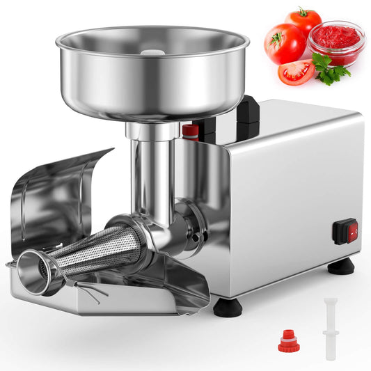 Costway 450W Electric Tomato Strainer Grade Stainless Steel Saucer Maker