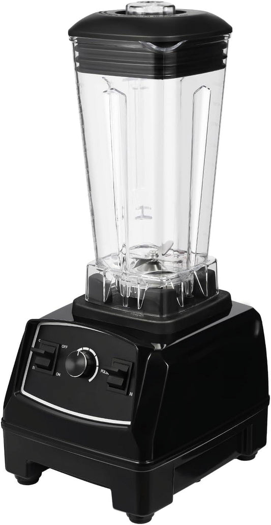 Countertop Blender, Professional High Power Adjustable Commercial Blender, 2200w 68oz Heavy Duty Blender with Self-Cleaning Function, High Speed Blender for Milkshakes Smoothies Sauces etc