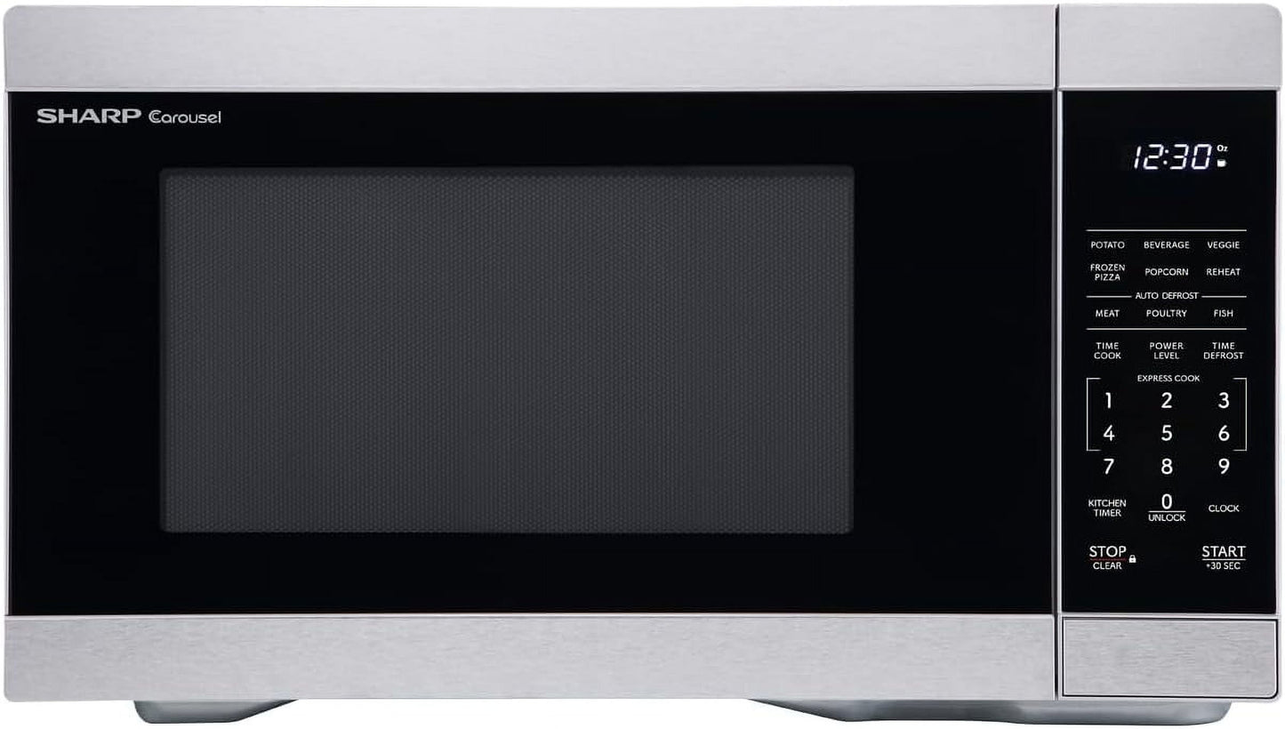 Countertop Microwave Oven with Removable 12.4