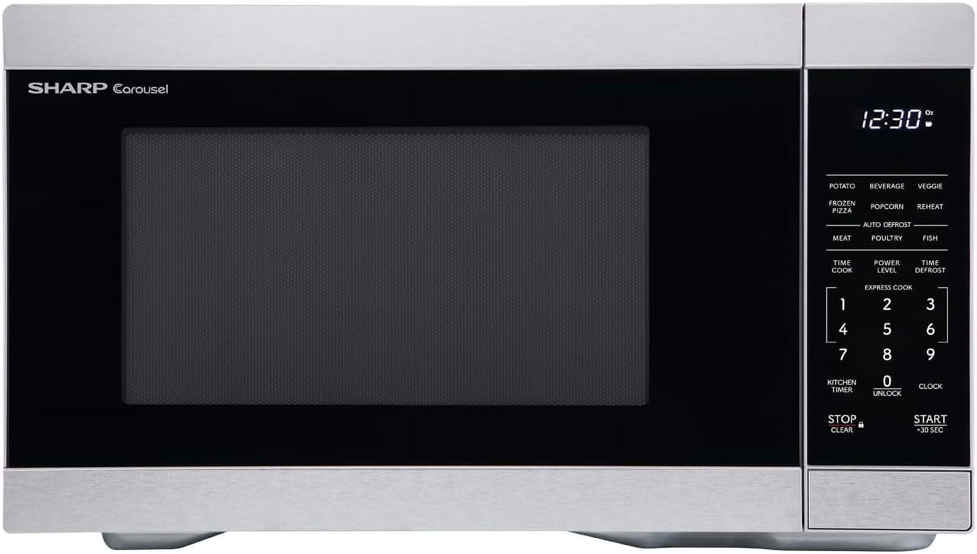 Countertop Microwave Oven with Removable 12.4