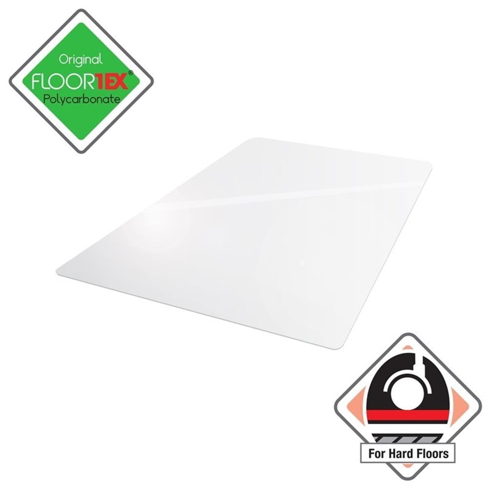 CraftTexÂ® Clear Floor Mat for Hard Floors - 35" x 47"