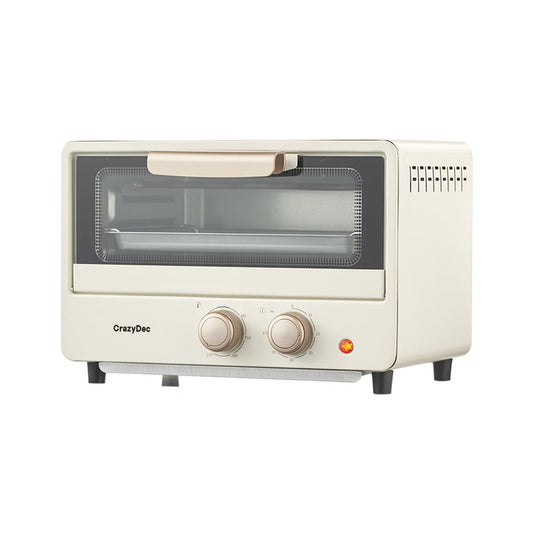 CrazyDec Electric cooking ovens [for household purposes] ,9-in-1 Cooking Functions, Crispy Grill, Dehydrate, Rotisserie, 6 Accessories Included, 1650W