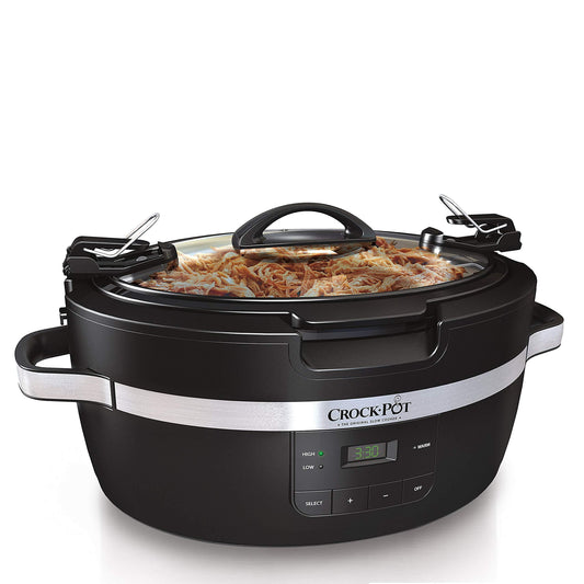 Crock-Pot ThermoShield Easy Carry Handles 6 qt Slow Cooker
