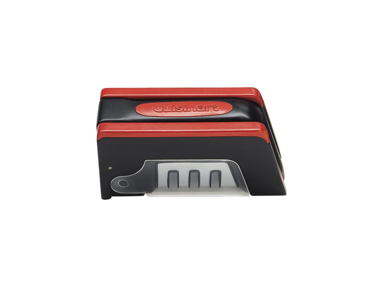 Cuisinart Classic Afilador de Cuchillos Plegable de 3 Ranuras, Negro C77SHP-3S