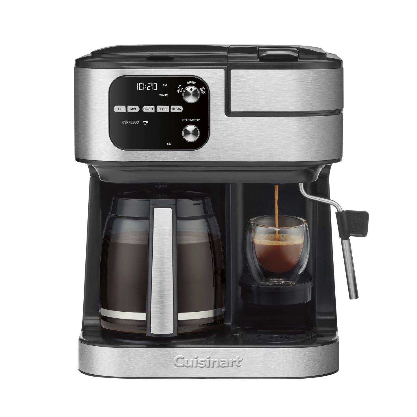 Cuisinart Coffee Center Barista Bar 4-in-1 Crystal Glam 12-Cup & Single-Serve Coffee Maker