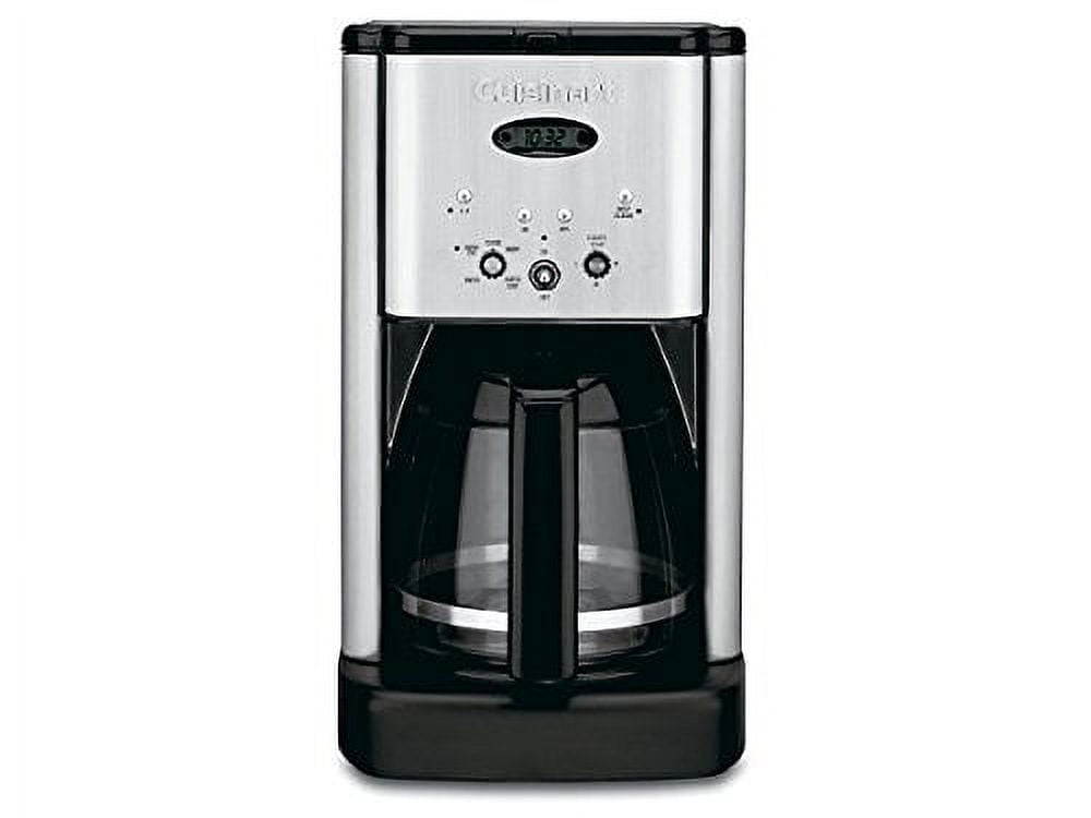Cuisinart DCC-1200 Brew Central 12 Cup Programmable Coffeemaker, Black/Silver