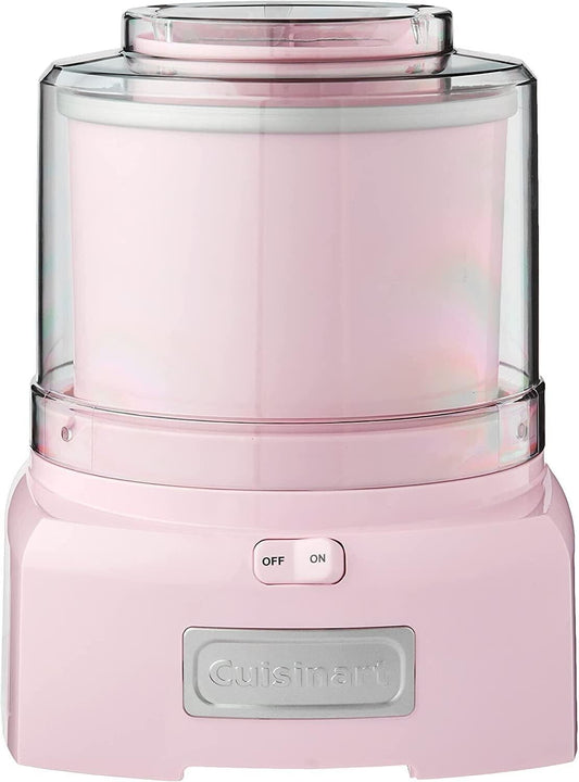 Cuisinart Ice Cream Maker Machine - 1.5 Quart Sorbet\Frozen Yogurt Maker - PINK