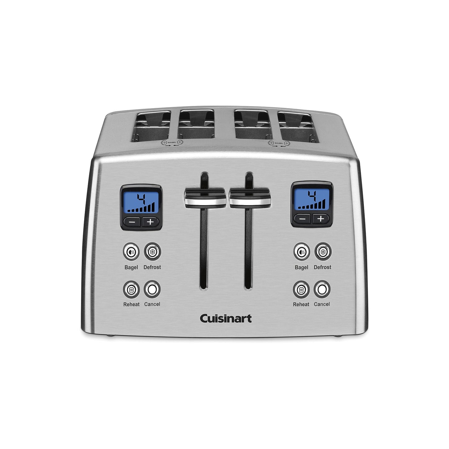 Cuisinart Toasters 4 Slice Countdown Metal Toaster, New, CPT-435P1