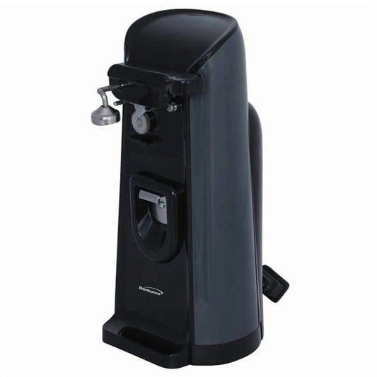 DDI 2385436 Can Opener with Built-in Bottle Opener & Knife Sharpener, Black - Case of 6