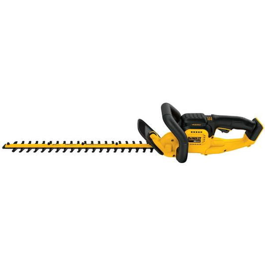 DEWALT Brushless 22" 20V Cordless Hedge Trimmer, Hooked Toothed Blade