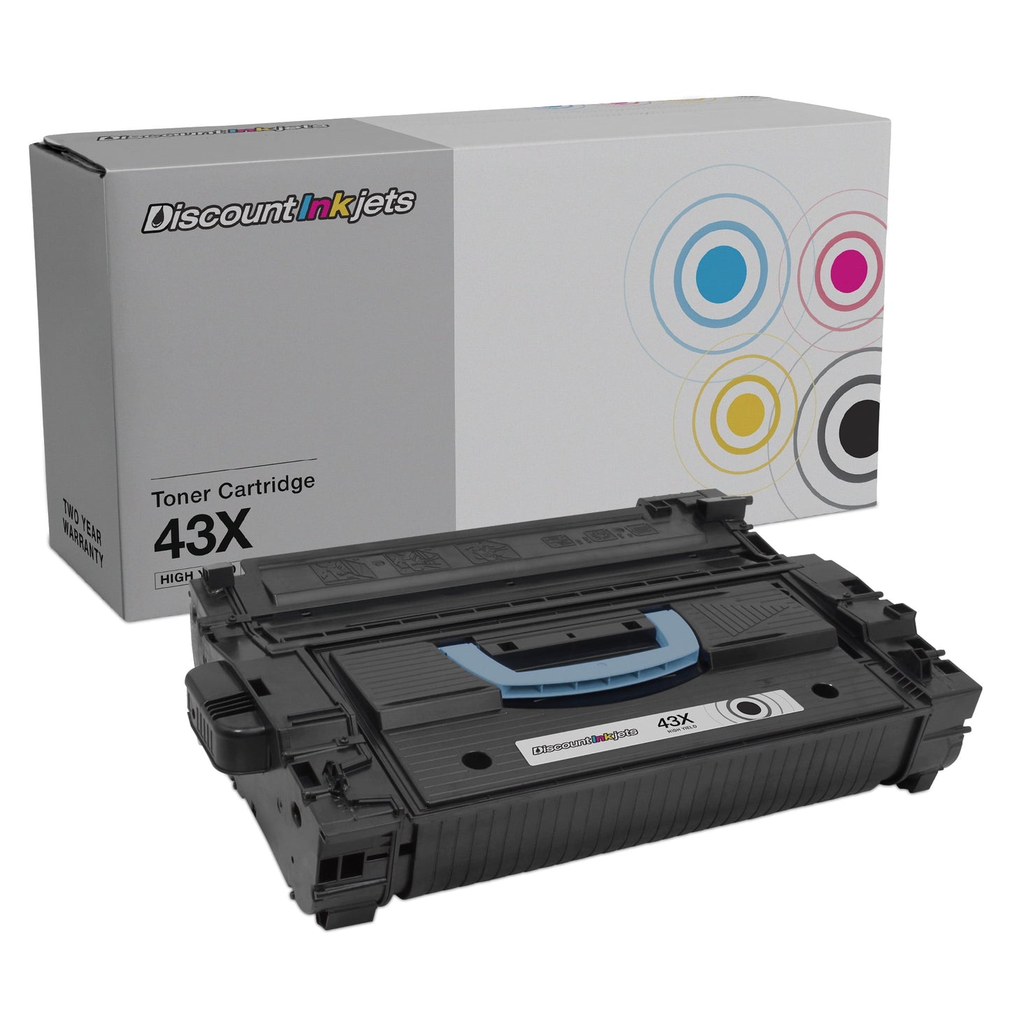 DI HP 43X C8543X High Yield Black Toner Cartridge Replacement for LaserJet Compatible with HP LaserJet: 9000, 9040, 9050, 9050dn, M9040, MFP, M9050, MFP E72535