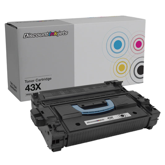 DI HP 43X C8543X High Yield Black Toner Cartridge Replacement for LaserJet Compatible with HP LaserJet: 9000, 9040, 9050, 9050dn, M9040, MFP, M9050, MFP E72535