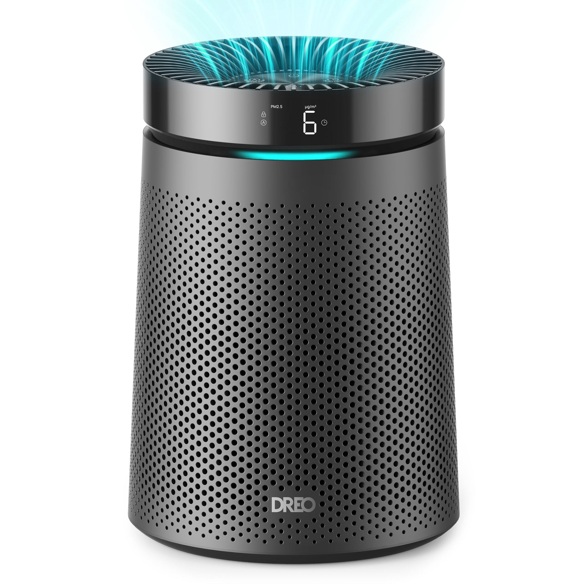 DREO HEPA Air Purifier for Rooms up to 1500 Sq.Ft, Allergy and Asthma Relief with PM2.5 Display, Ultra-Quiet Sleep Mode