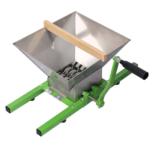 DUOSONG 7L Manual Juicer Grinder,Portable Fruit Scratter Green Steel Other