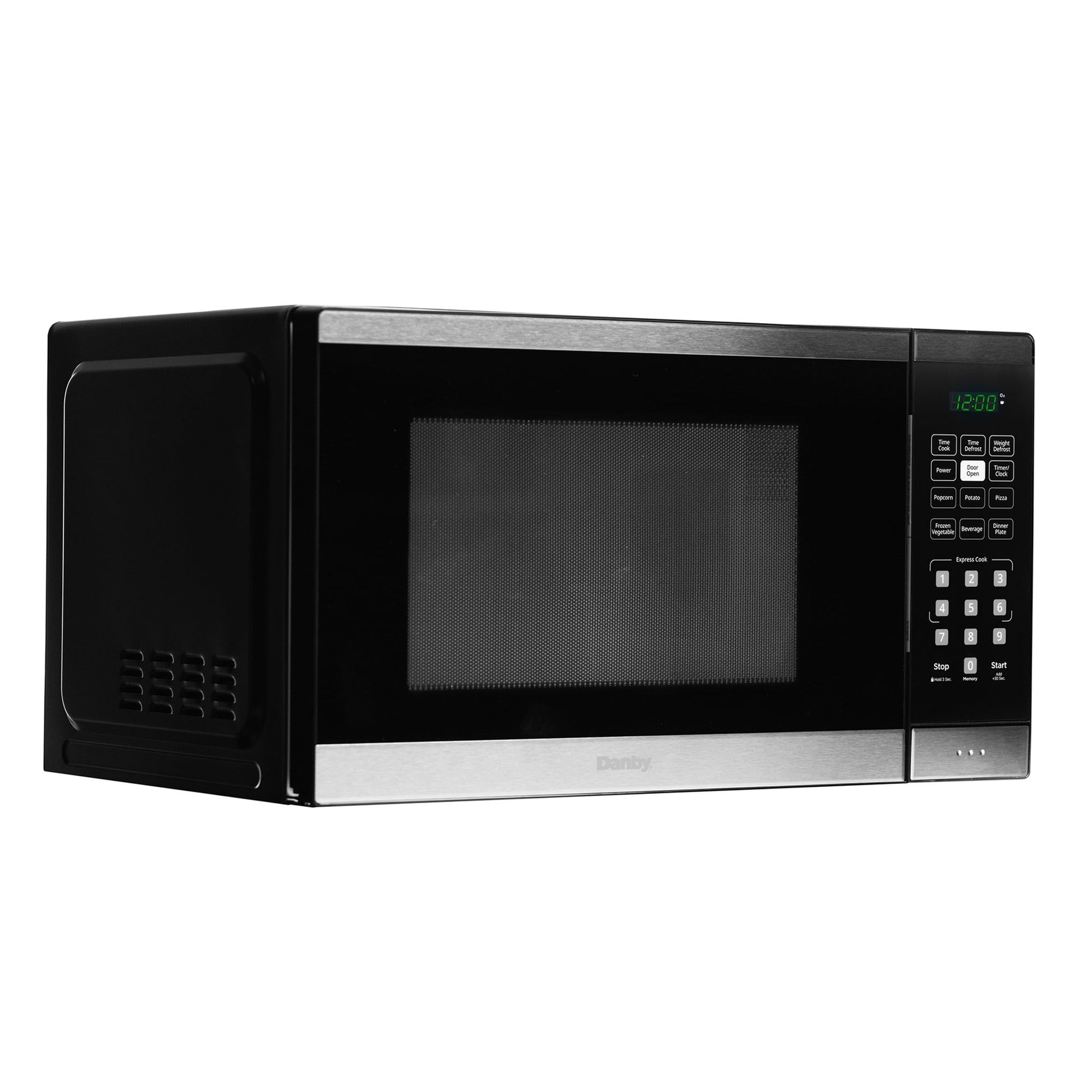 Danby 1.1 cu. ft. Countertop Microwave in Black and Stainless Steel (DBMW1126BBS)