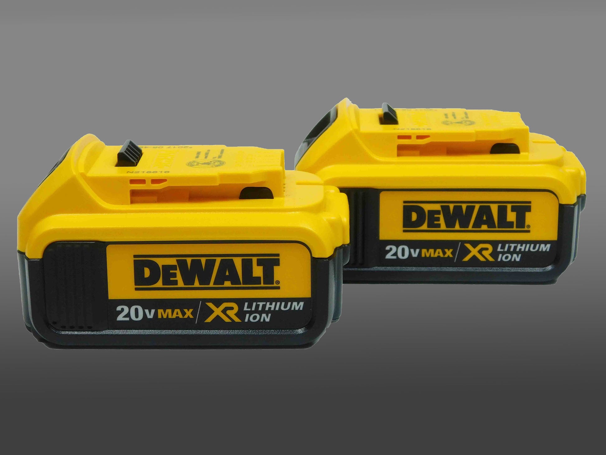 DeWALT Max XR Lithium-Ion 20V 4Ah Battery DCB204 - Two Pack