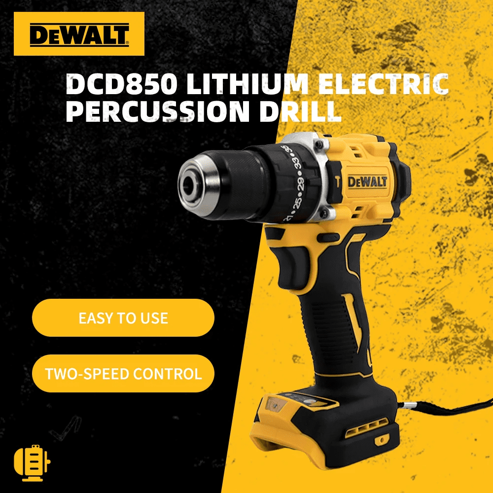 DeWalt  20V MAX Brushless Cordless 1/2" Hammer Combi Drill Driver with LED Work Light (Tool Only) DCD805