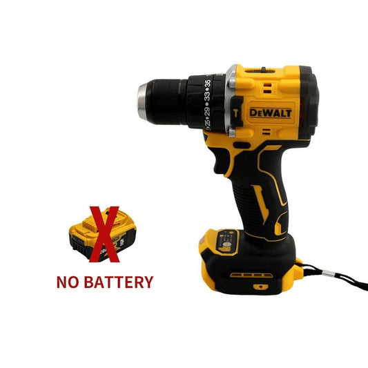DeWalt  20V MAX Hammer Drill, 1/2", Cordless and Brushless, Compact With 2-Speed Setting With LED Work Light(Tool Only) DCD805