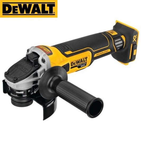 DeWalt  20V Max Brushless Cordless 125mm Angle Grinder Tool With Kickback Brake, Slide Switch, 4-1/2-Inch DCG405(Tool Only)