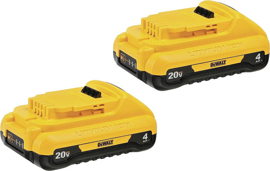 DeWalt DCB240-2 20V MAX Compact Battery 4.0 Ah (2-Pack)