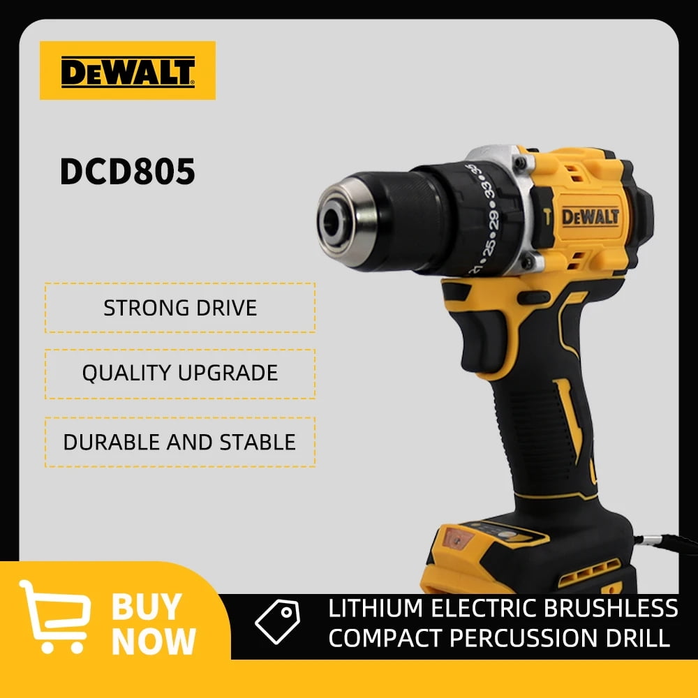 DeWalt  DCD805 20V MAX  Li-Ion 1/2" Drill Driver Kit  ( Bare Tool Only )
