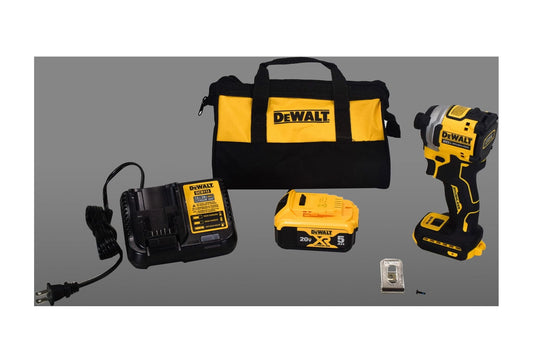 DeWalt DCF850P1 20V 1/4" Cordless Impact Driver Kit w/ Battery, Charger and Bag