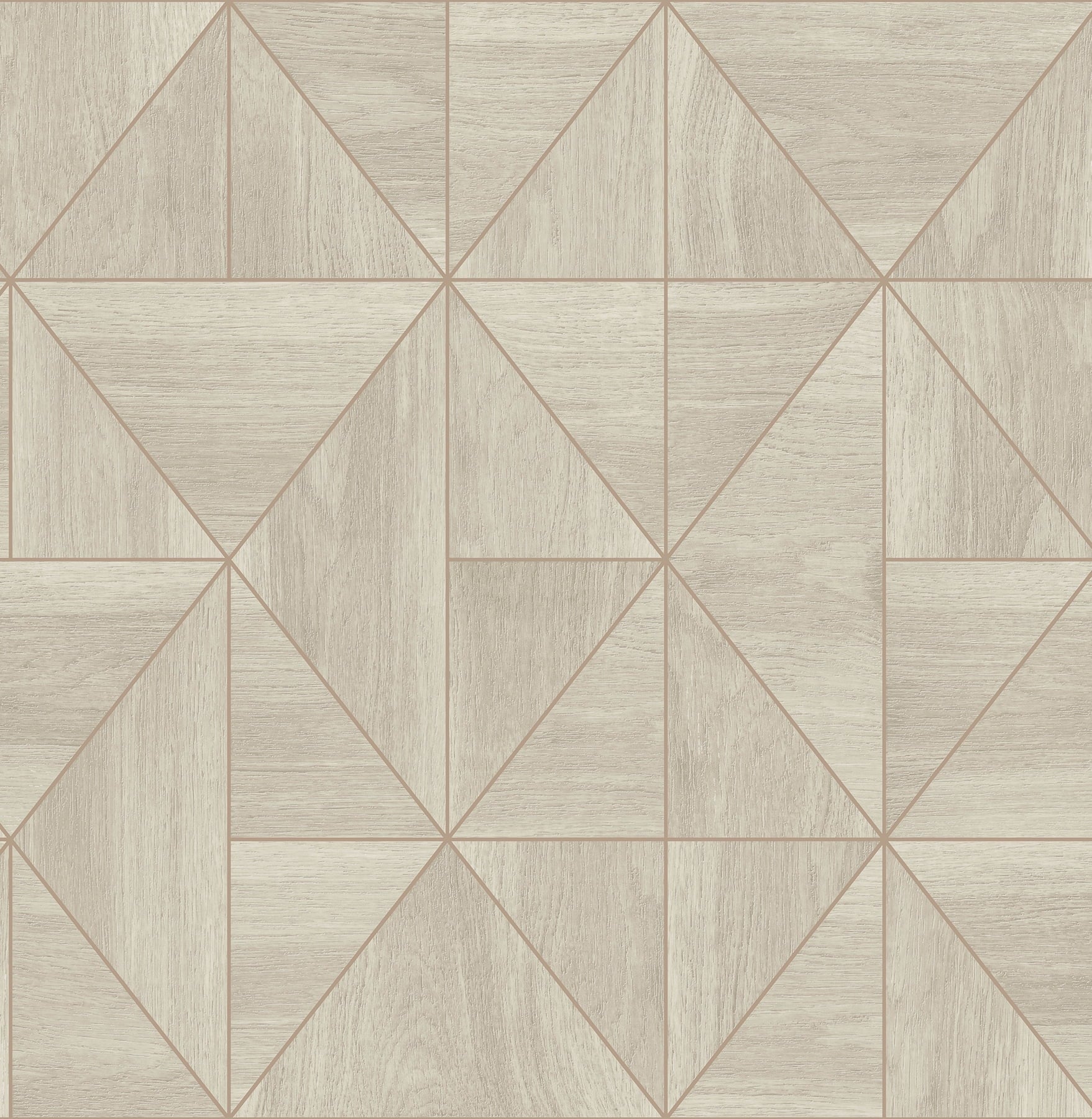 Decorline Cheverny Grey Wood Tile Wallpaper