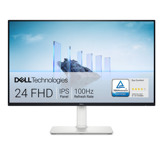 Dell 24 Plus Monitor 23.8" 1080p FHD 100Hz IPS Anti-glare Computer Display White, S2425HS