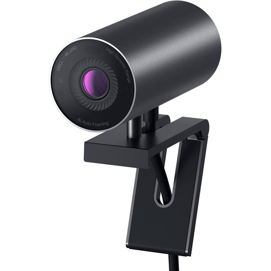 Dell UltraSharp WB7022 4K UHD Web Cam, Auto Focus, Black, 2 Pack