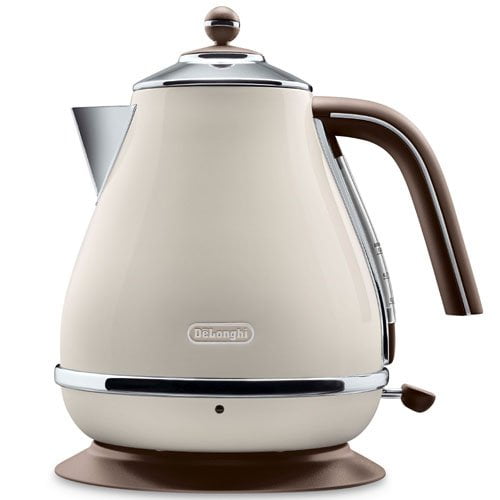 Delonghi Electric kettle (1.0L)「ICONA Vintage Collection」KBOV1200J-BG (Dolce Beige)【Japan Domestic genuine products】