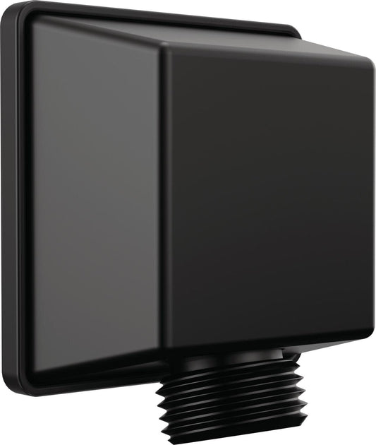 Delta Square Wall Elbow for Hand Shower in Matte Black 50570-BL