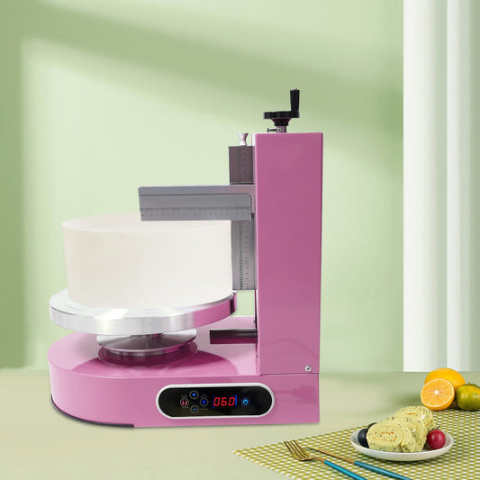 Denest Adjustable Cake Cream Spreading Machine Cake Decorating Machine W/LCD Display