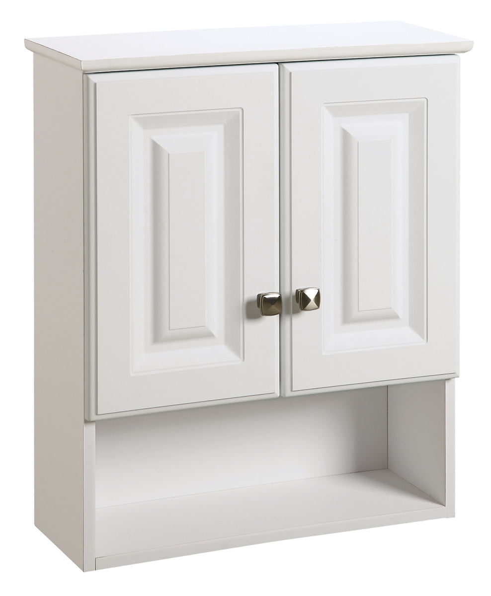 Design House 22" Wyndham 2-Door Bath Wall Cabinet, White