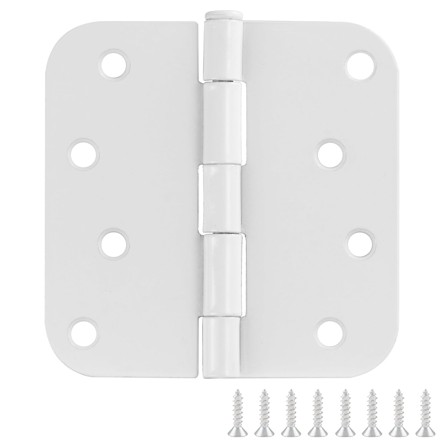 Design House 12-Pack 4" H x .625" Radius Butterfly Interior/Exterior Door Hinges, White