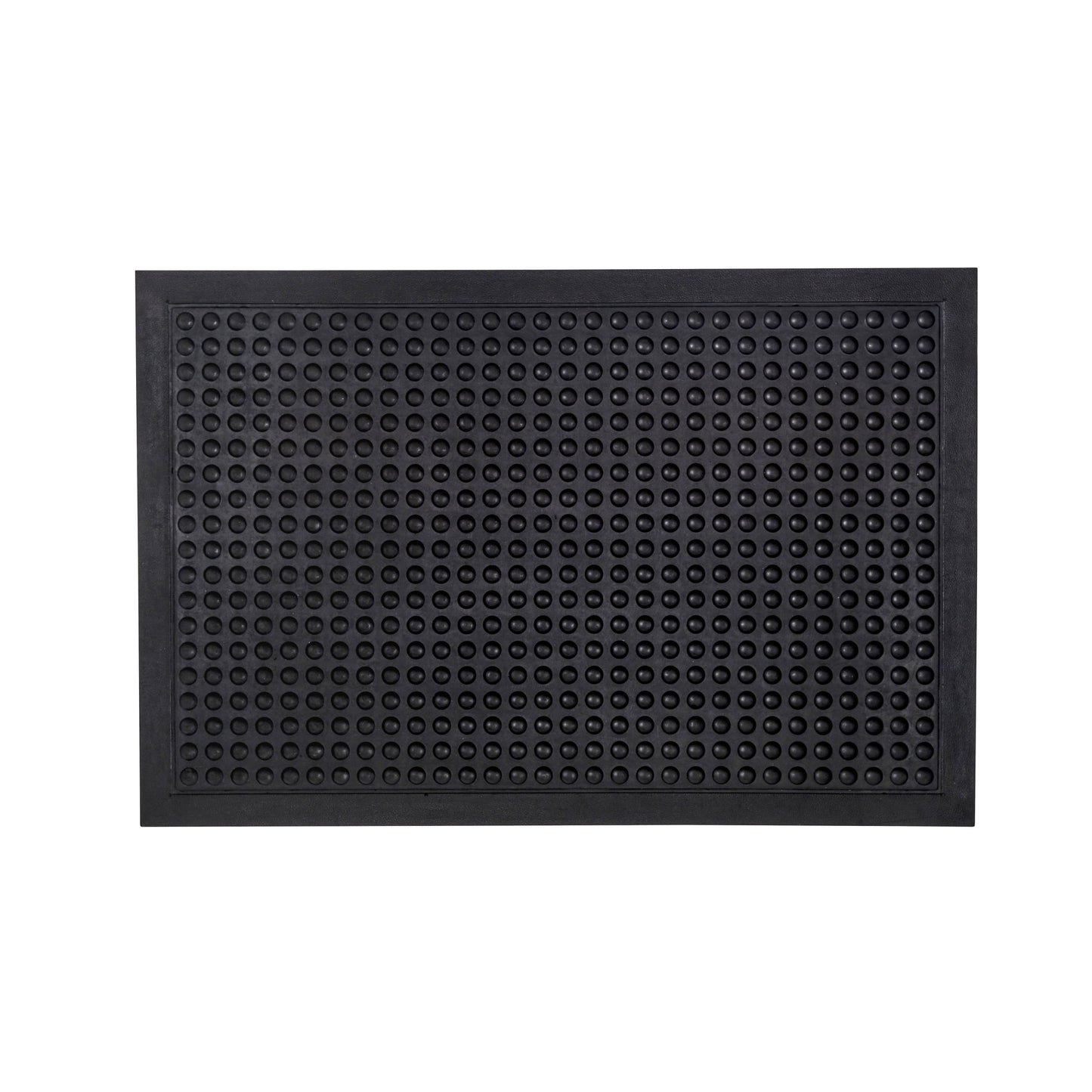 DoortexÂ® Black Anti-Fatigue BubbleMat - 24" x 36"