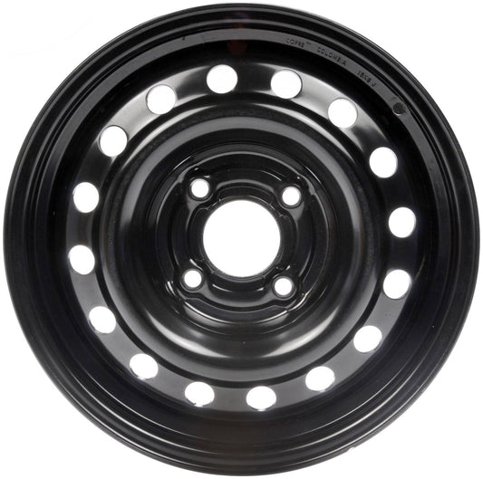 Dorman 939-134 Steel 15" Wheel Rim 15 x 6-inch 4-Lug Black, for Specific Kia Models