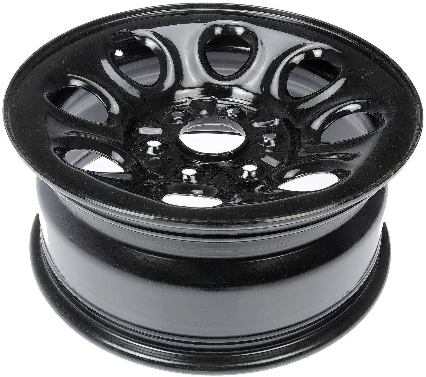 Dorman 939-233 Steel 17" Wheel Rim 17 x 7.5-inch 6-Lug Black, for Specific Cadillac / Chevrolet / GMC Models