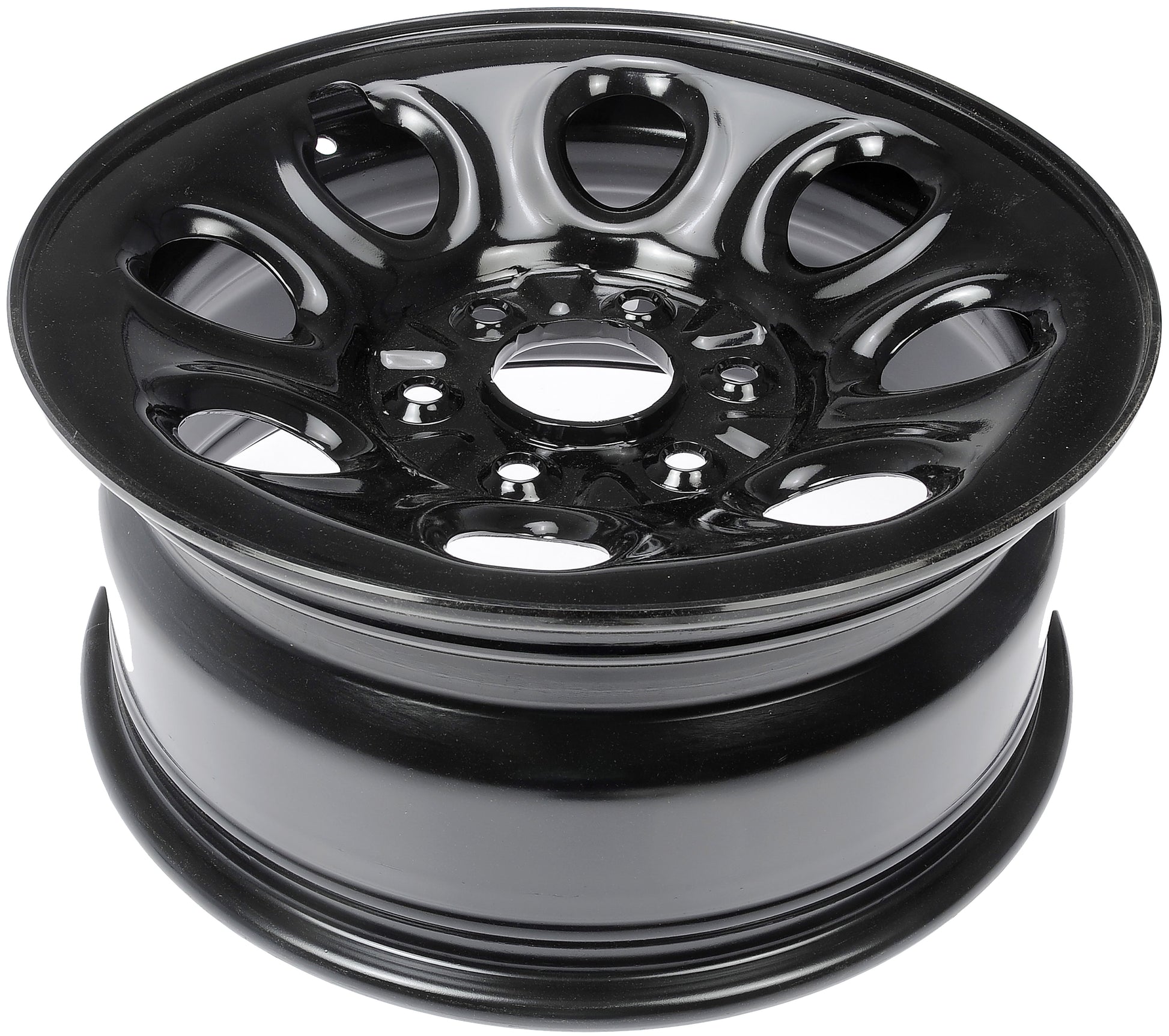 Dorman 939-233 Steel 17" Wheel Rim 17 x 7.5-inch 6-Lug Black, for Specific Cadillac / Chevrolet / GMC Models