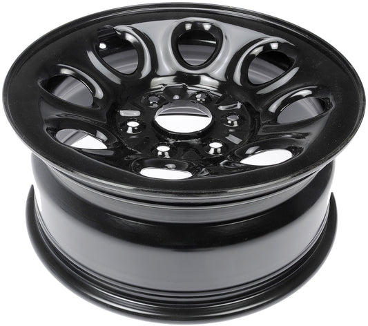 Dorman 939-233 Steel 17" Wheel Rim 17 x 7.5-inch 6-Lug Black, for Specific Cadillac / Chevrolet / GMC Models