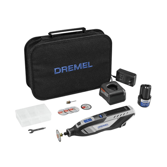 Restored Dremel 8250-DR-RT 12V Brushless Lithium-Ion Cordless Rotary Tool Kit (3 Ah) (Refurbished)