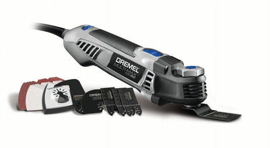 Dremel MM50-01 5-Amp Variable Speed Multi-Max Corded Oscillating Tool Kit with 30 Accessories and Storage Bag, Great For Drywall, Nails, Removing Grout, and Sanding
