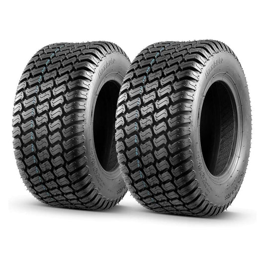Drevy 2 Pcs 16x6.50-8 Lawn Mower Tire for Garden Tractors Riding Mowers, 4PR, Tubeless