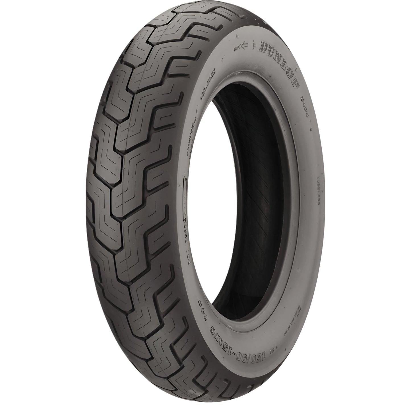 Dunlop D404 Rear Motorcycle Tire 140/90-15 (70H) Black Wall