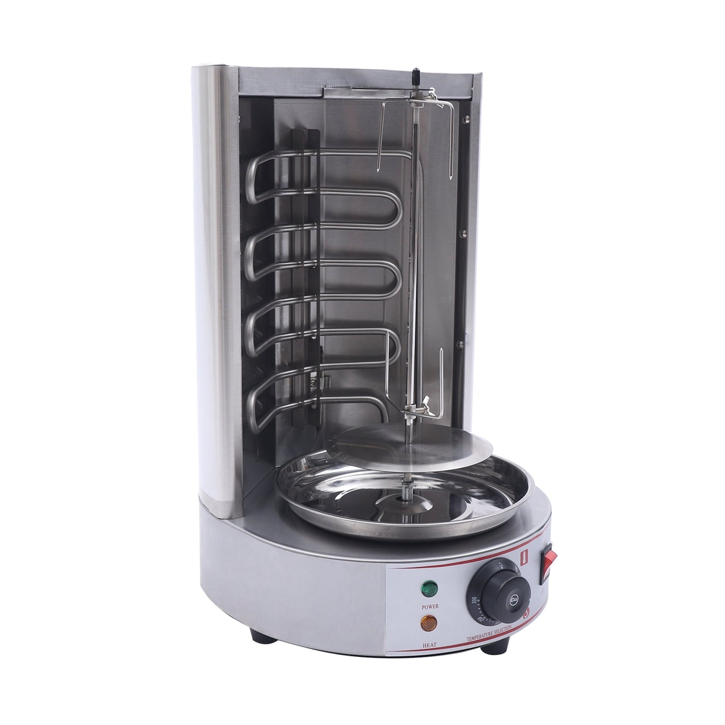 Dwellnix Vertical Electric Broiler Shawarma Machine Doner Kebab Gyros Rotisserie Grill