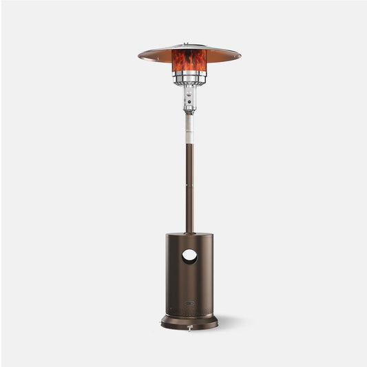 EAST OAK 55,000 BTU Patio Heater Outdoor Propane Heaters with Wheels Portable for Home Commercial Use, Bronze