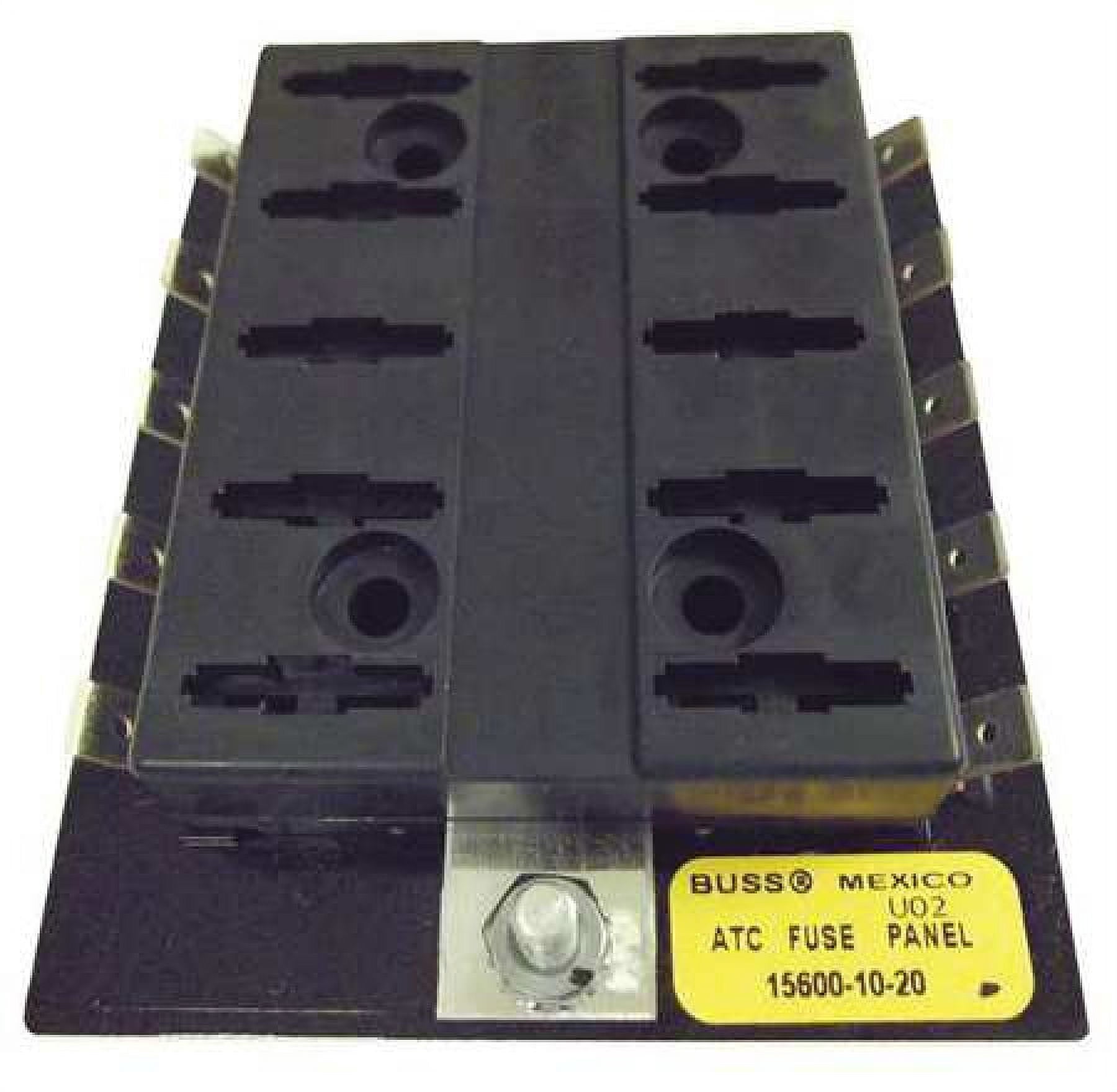 EATON BUSSMANN 15600-10-20 Fuse Block,Automotive,30A,10 Pole