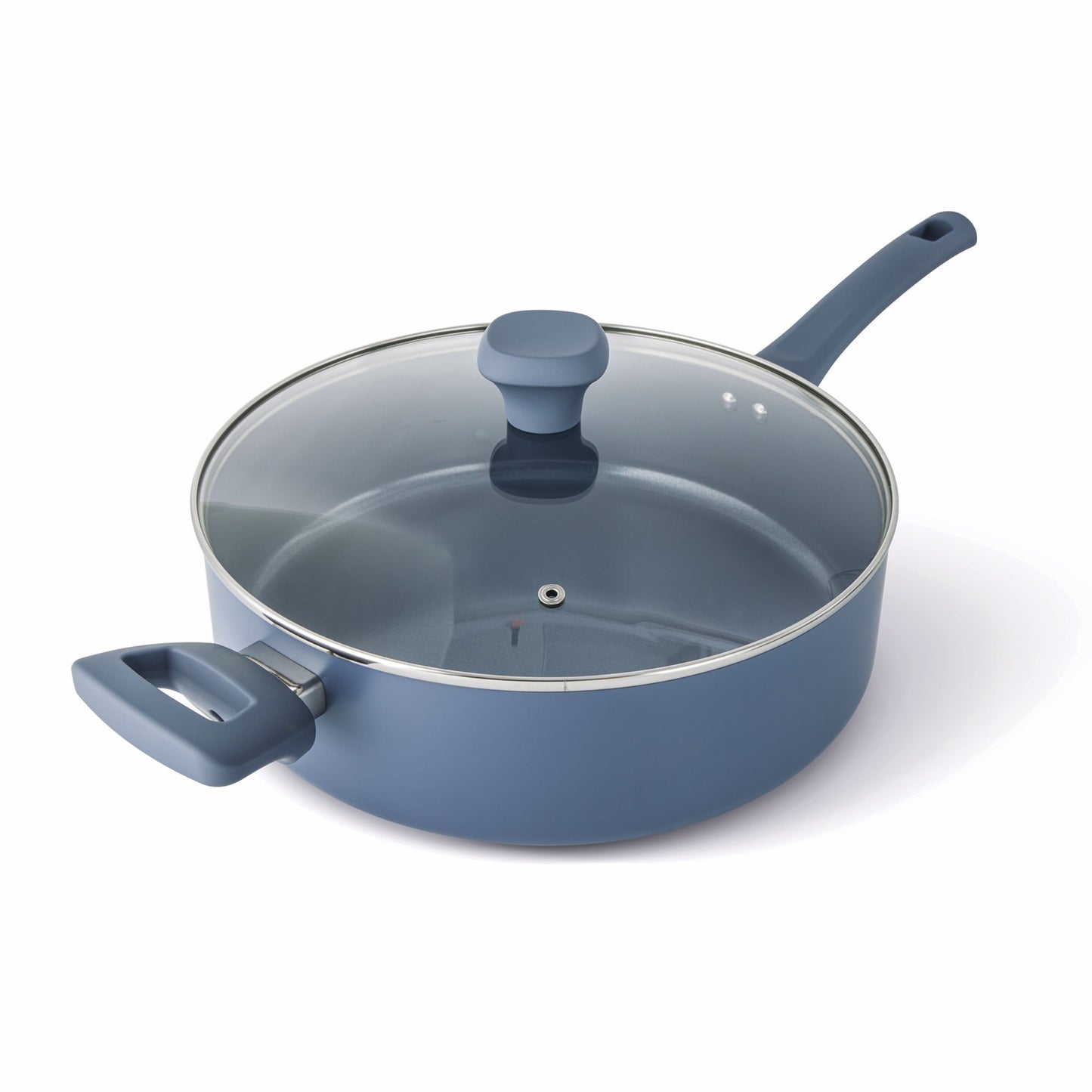 Elements by Thyme & Table 5 QT Ceramic Non-Stick Jumbo Cooker - Blue