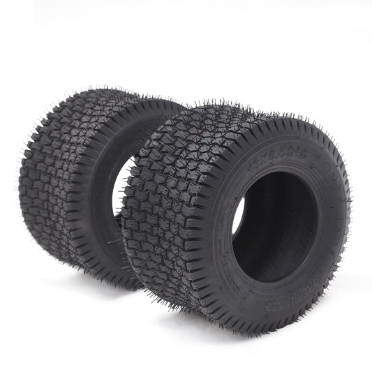 EastVita Golf Cart Tires Four-Ply Rated,Tubeless Tire,Street Style Tread for Traction Smooth Ride and Low Rolling Resistance-Golf Cart Tires 13x5.00-6-4PR TL LG01